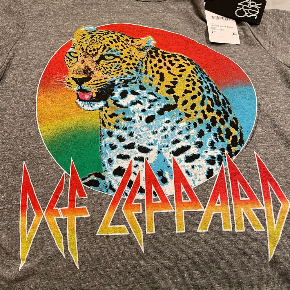 NWT CHASER graphic tee shirt Def Leppard size Medium